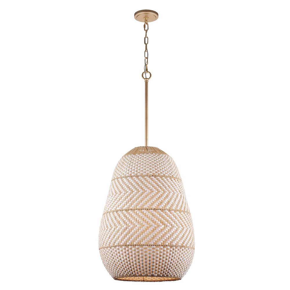 Crystorama ZAN-9013-SG Soft Gold Zanzibar 3 Light Soft Gold Pendant Image 7