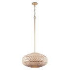 Crystorama ZAN-9014-SG Soft Gold Zanzibar 4 Light Soft Gold Pendant Image 1