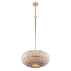 Crystorama ZAN-9014-SG Soft Gold Zanzibar 4 Light Soft Gold Pendant Image 8