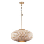 Crystorama ZAN-9014-SG Soft Gold Zanzibar 4 Light Soft Gold Pendant Image 7