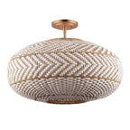 Crystorama Zanzibar 4 Light Soft Gold Semi Flush