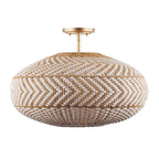 Crystorama ZAN-9014-SG_CEILING Soft Gold Zanzibar 4 Light Soft Gold Semi Flush Image 9