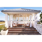 Crystorama ZAN-9014-SG_CEILING Soft Gold Zanzibar 4 Light Soft Gold Semi Flush Image 4