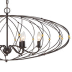 Crystorama ZUC-A9036-EB-GA English Bronze,Antique Gold Zucca 6 Light English Bronze  Plus  Antique Gold Chandelier Image 6