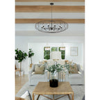 Crystorama ZUC-A9036-EB-GA English Bronze,Antique Gold Zucca 6 Light English Bronze  Plus  Antique Gold Chandelier Image 3