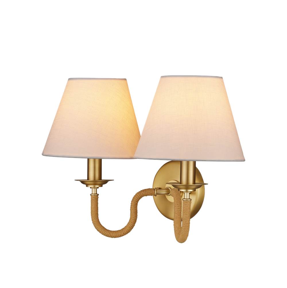 Currey And Company 5000-0274 Brass Adala Brass Wall Sconce Image 4