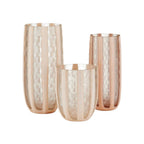 Currey And Company 1200-1031  Merletto Glass Vase Set Of 3 Image 1