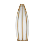 Currey And Company 9000-1188 White,Antique Brass,Silver Parish 15-light Round Multi-drop Pendant Image 3