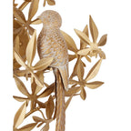 Currey And Company Aviary Gold Wall Sconce, Left