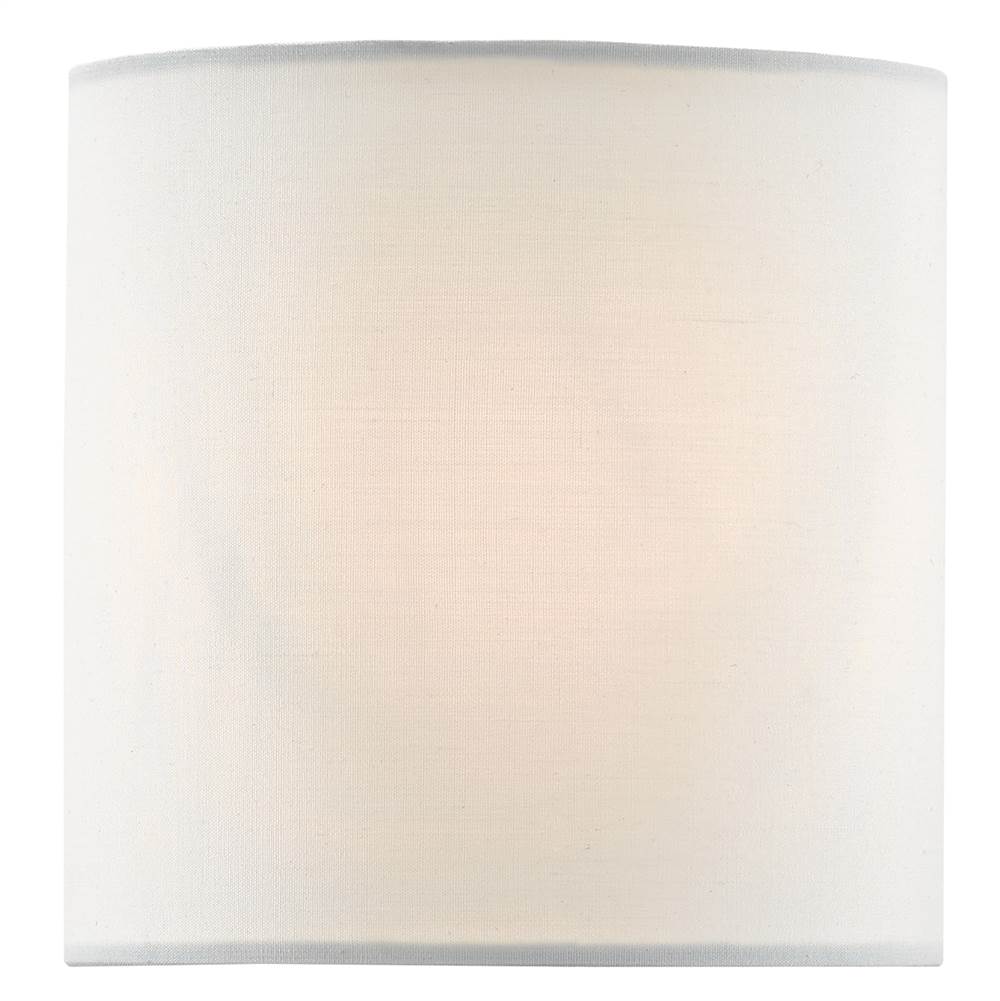 Currey And Company  White Cotton Shade