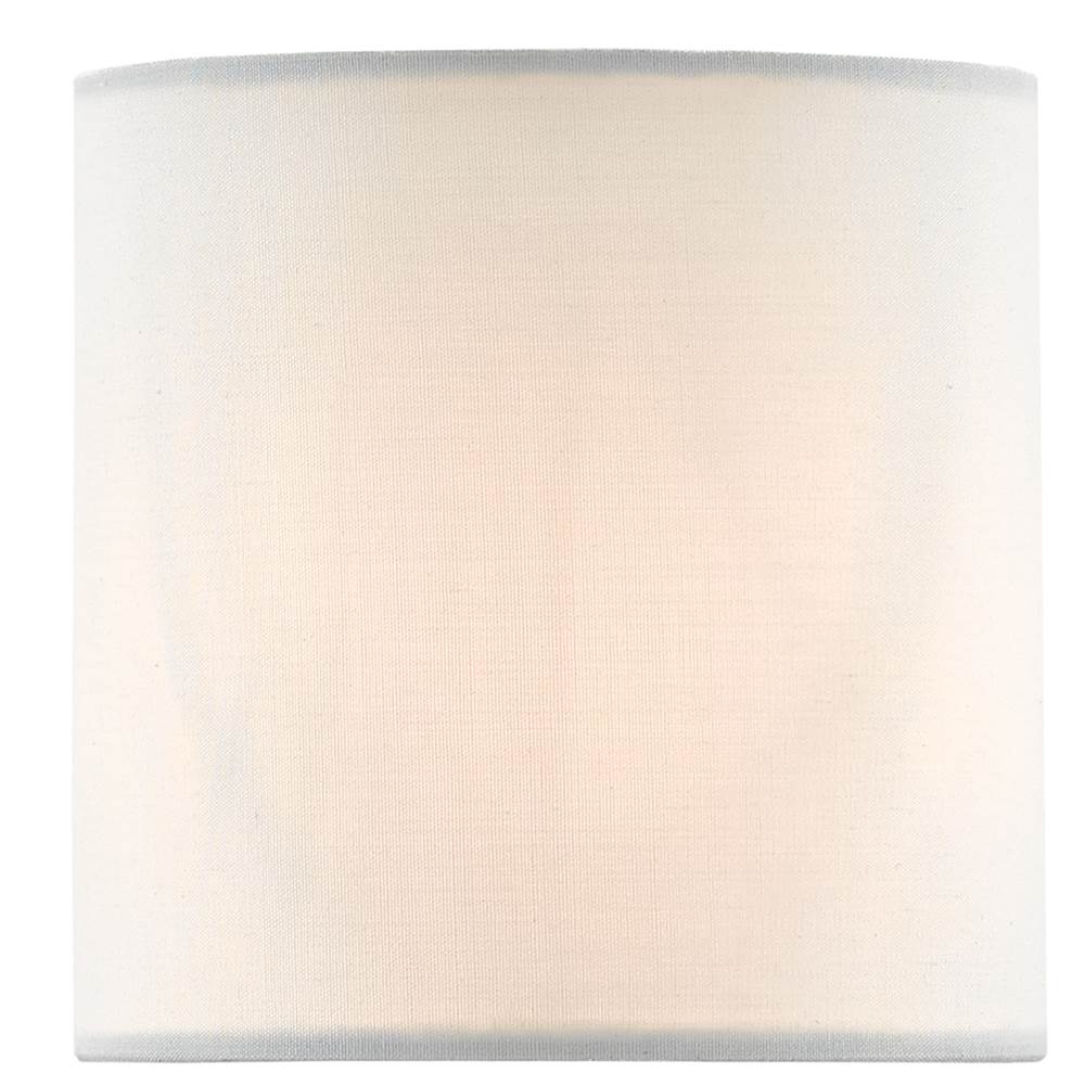 Currey And Company  White Cotton Shade