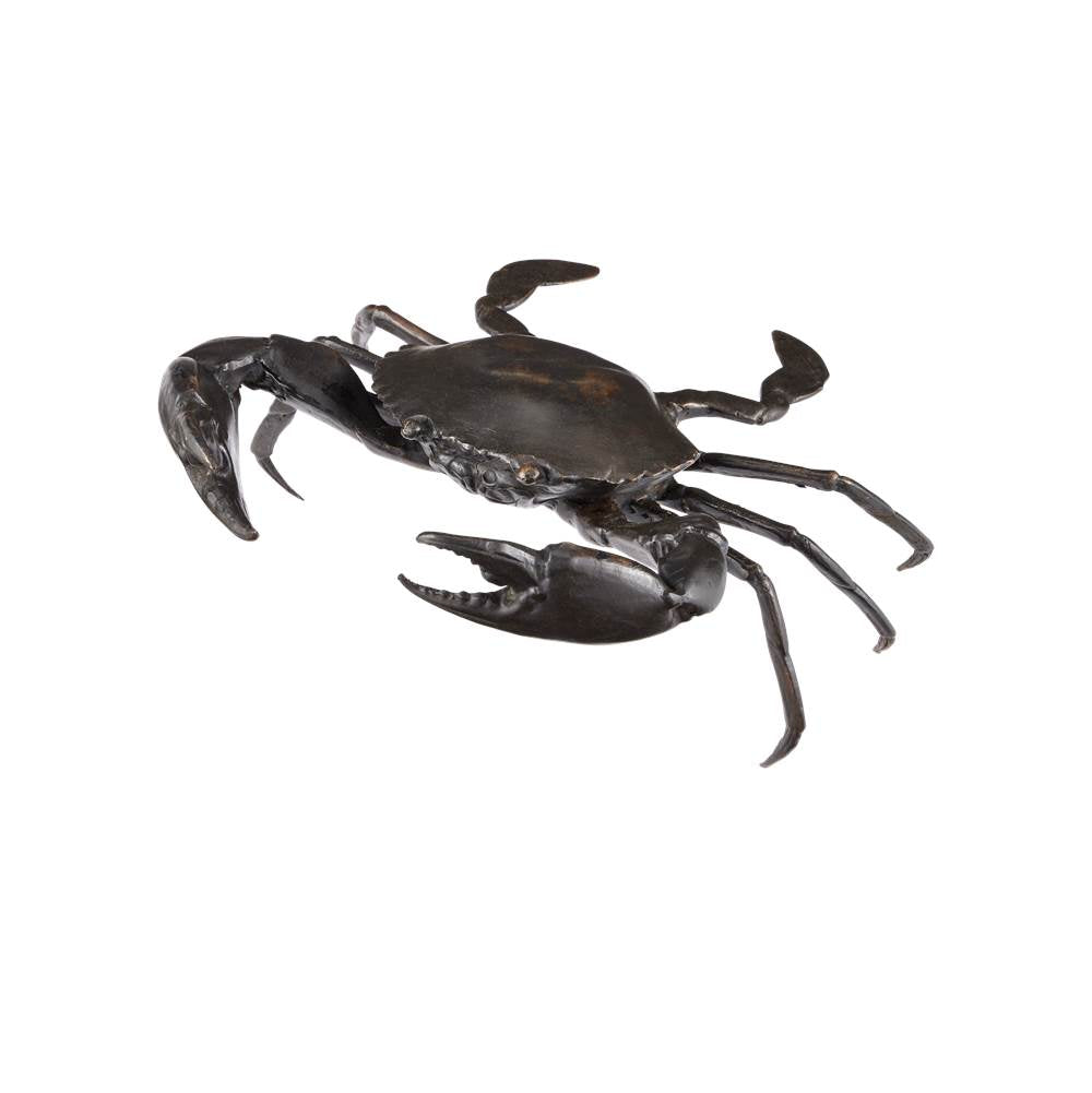 Currey And Company 1200-0957 Dark Brown Crab Bronze Image 1