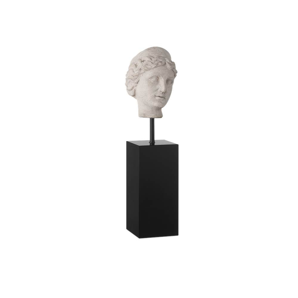 Currey And Company 1200-0932 Beige,Pale Gray,Black Venus Head On Stand Set Of 2 Image 4