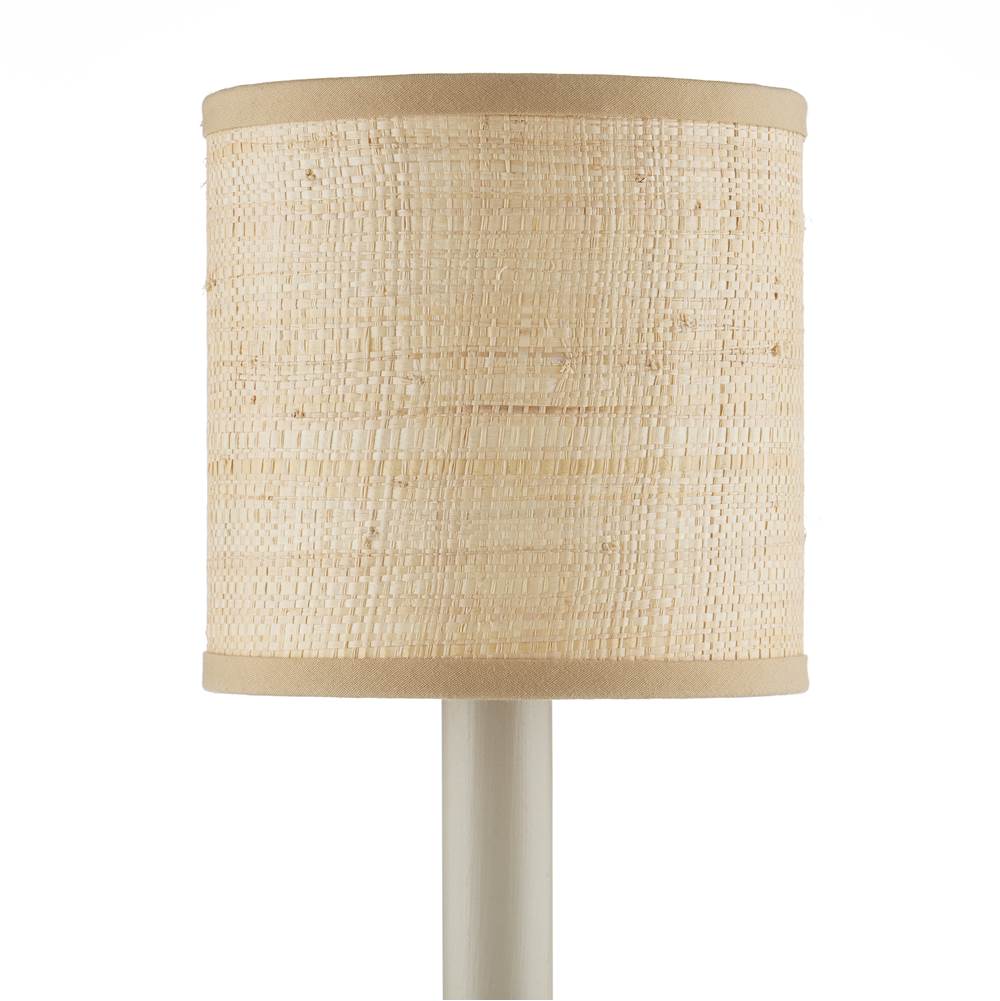 Currey And Company  Natural Grasscloth Drum Chandelier Shade