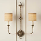 Currey And Company 0900-0028 Natural Natural Grasscloth Drum Chandelier Shade Image 4