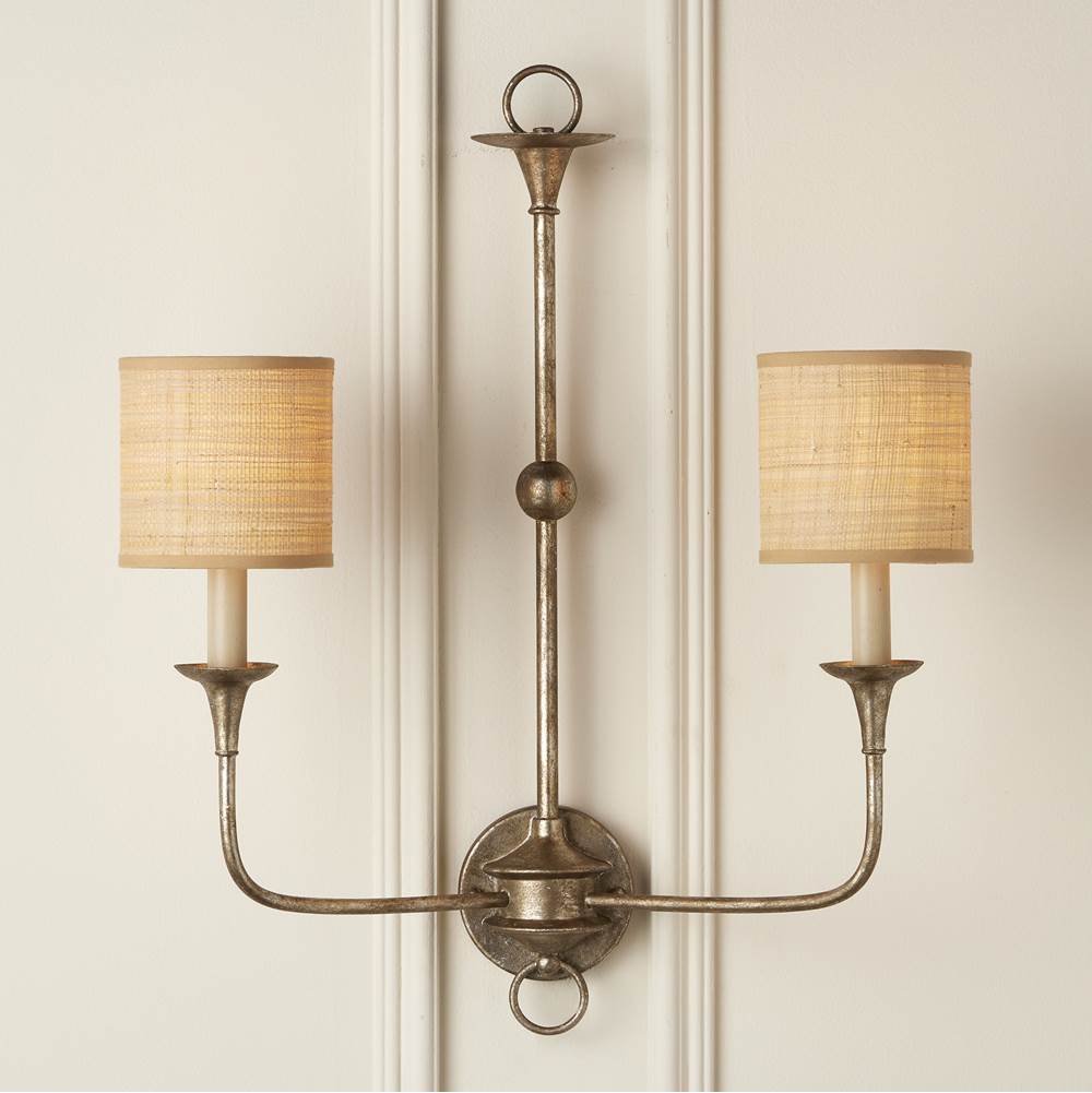 Currey And Company 0900-0028 Natural Natural Grasscloth Drum Chandelier Shade Image 4
