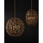 Currey And Company 9000-1290 Gold Secret Garden Gold Chandelier Image 4