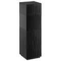 Currey And Company 1000-0051 Black Odense Black Pedestal Image 1