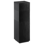 Currey And Company 1000-0051 Black Odense Black Pedestal Image 1