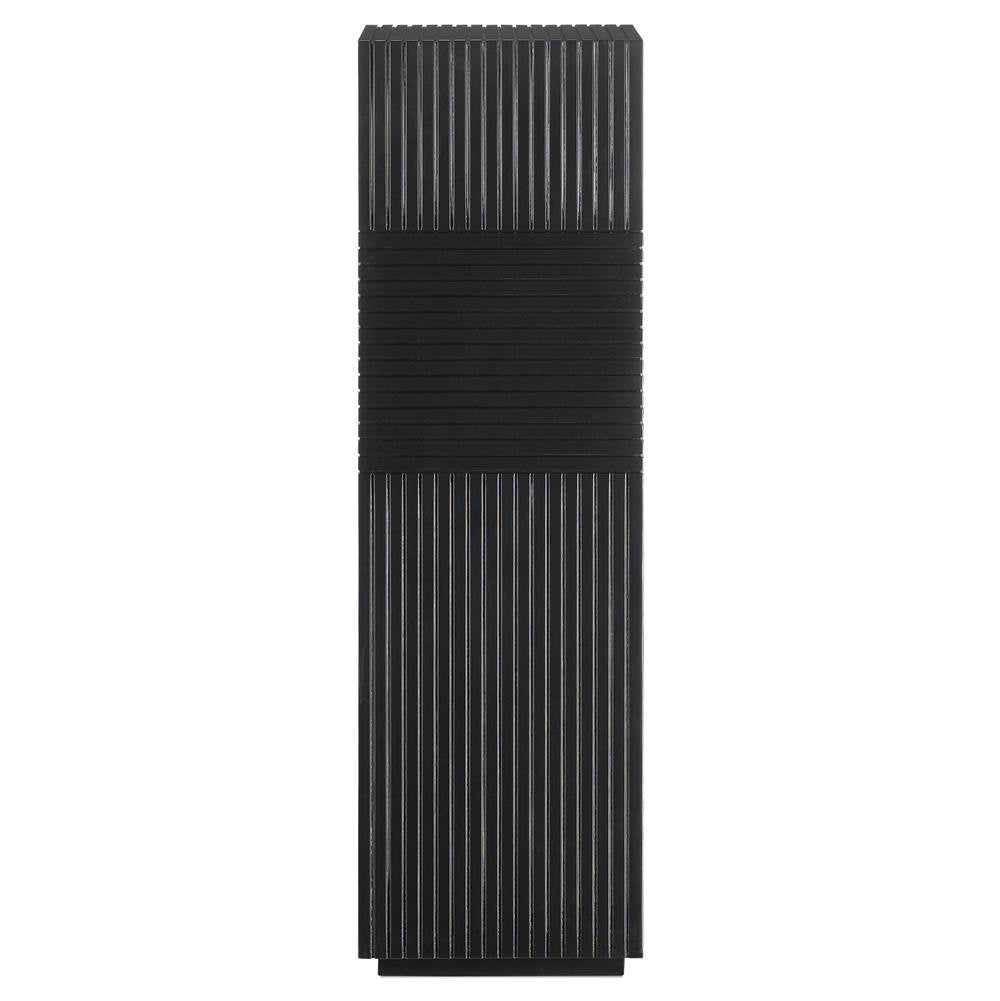 Currey And Company  Odense Black Pedestal