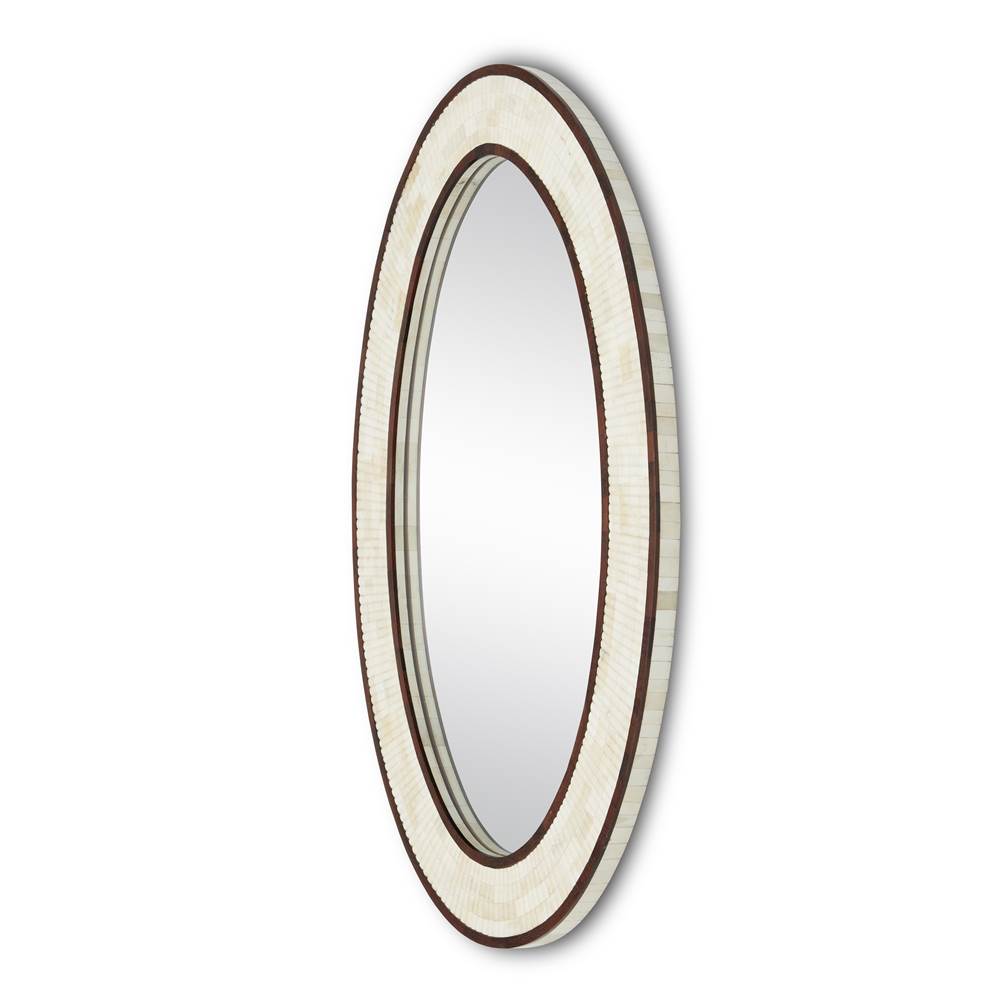 Currey And Company  Andar Oval Mirror