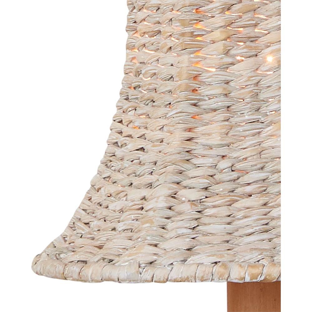 Currey And Company  Bell Whitewashed Chandelier Shade