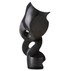 Currey And Company 1200-0596 Polished Gray Roland Abstract Sculpture Image 4