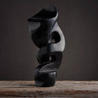 Currey And Company 1200-0596 Polished Gray Roland Abstract Sculpture Image 2