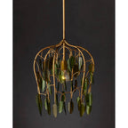 Currey And Company 9000-1227 Brass,Green Midsummer Pendant Image 3