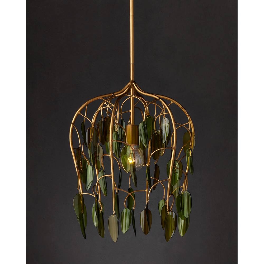 Currey And Company 9000-1227 Brass,Green Midsummer Pendant Image 3
