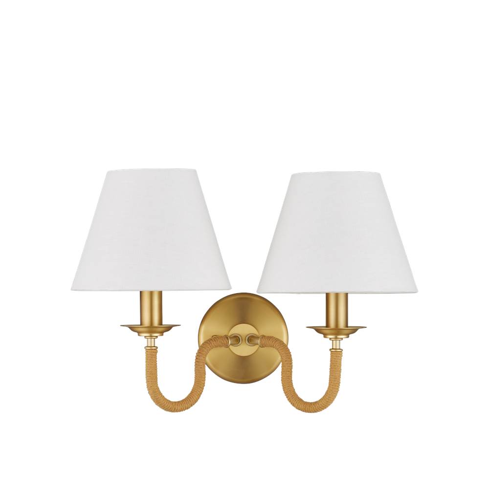 Currey And Company 5000-0274 Brass Adala Brass Wall Sconce Image 3