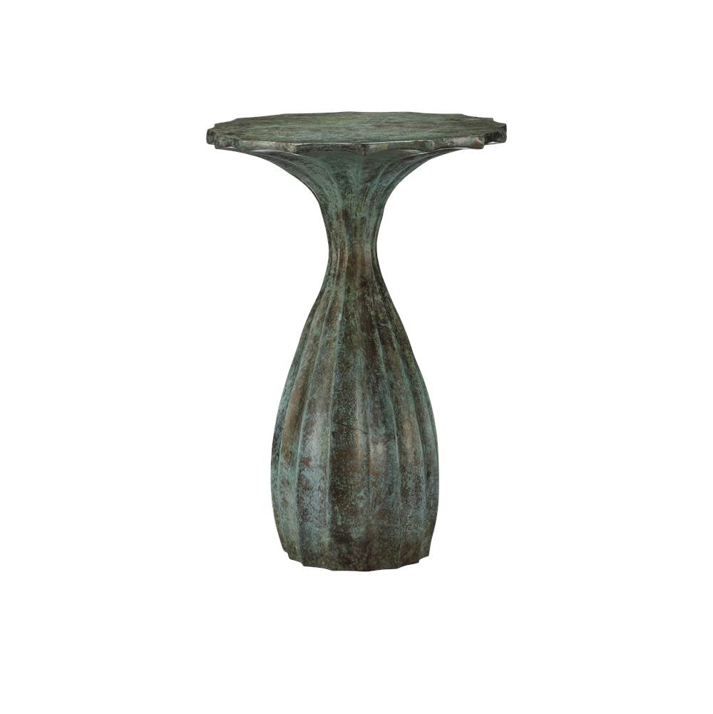 Currey And Company 4000-0207 Verdigris Tunis Accent Table Image 3