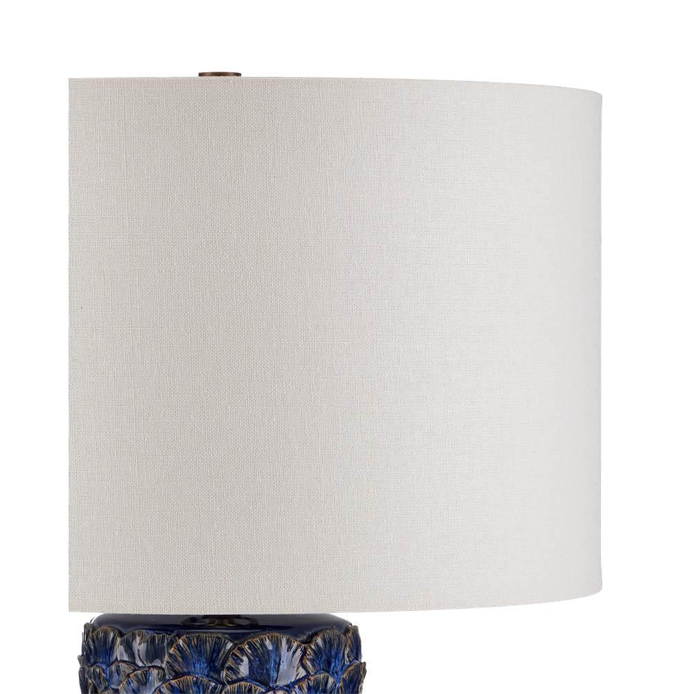 Currey And Company 6000-0991 Dark Blue Reactive Fairmont Dark Blue Table Lamp Image 4