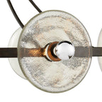 Currey And Company 9000-1150 Black Iron,Clear Circumstellar Disc Chandelier Image 3