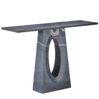 Currey And Company 3000-0258 Black Demi Black Console Table Image 1