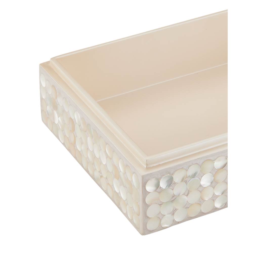 Currey And Company 1200-0904 Natural,Cream Gerri Dot Box Set Of 2 Image 8