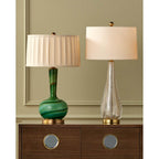 Currey And Company 6000-0925 Green,Antique Brass Lamartine Table Lamp Image 2