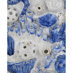 Currey And Company 1200-0967 White,Blue Coral Reef Large Vase Image 2