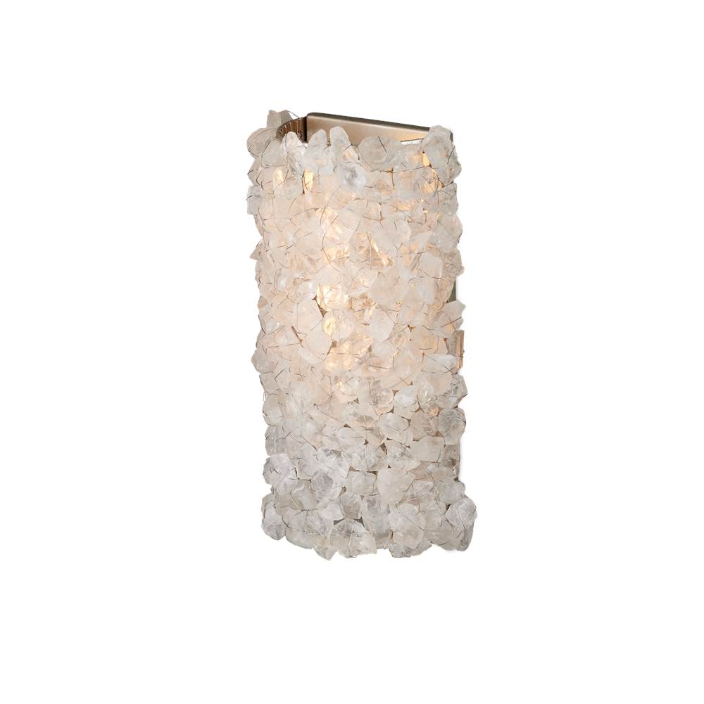 Currey And Company 5000-0262 Contemporary Silver Leaf,Contemporary Silver,Natural Iconoclast Wall Sconce Image 7