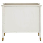 Currey And Company 3000-0264 Off White,Fog,Polished Brass Aster Chest Image 5