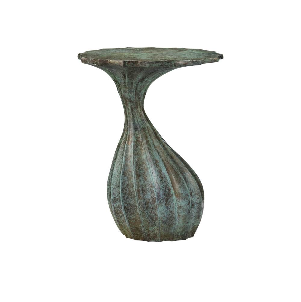 Currey And Company 4000-0207 Verdigris Tunis Accent Table Image 1