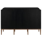 Currey And Company 3000-0082 Dark Sapphire,Caviar Black,Antique Brass Kallista Cabinet Image 7