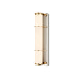 Currey And Company 5800-0062 Polished Nickel,Polished Brass,White Blaine Nickel Bath Wall Sconce Image 1