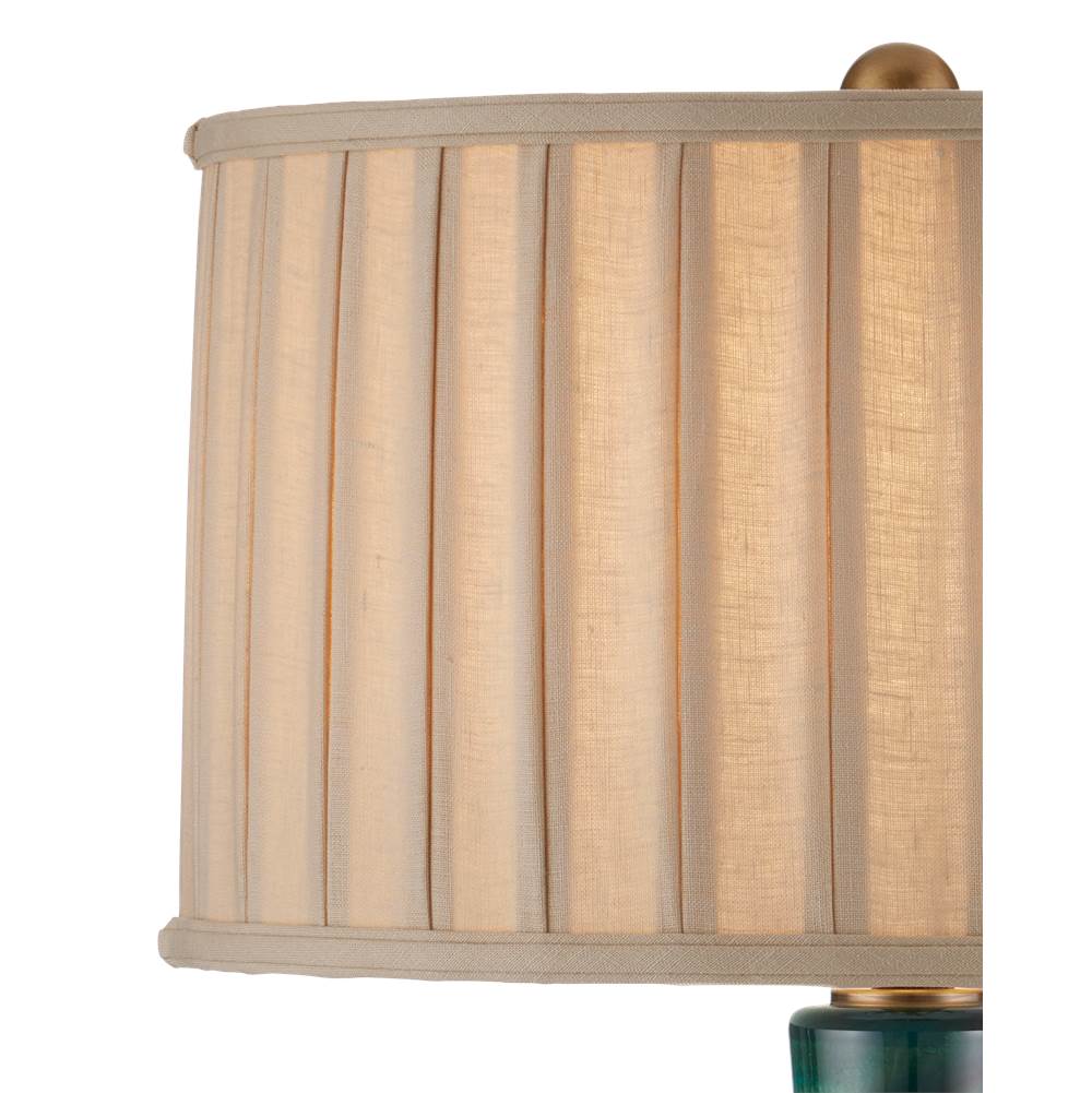 Currey And Company 6000-0925 Green,Antique Brass Lamartine Table Lamp Image 6