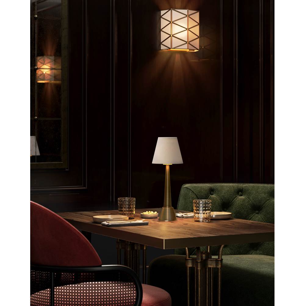 Currey And Company 6700-0003 Brass Saunter Brass Cordless Table Lamp Image 3
