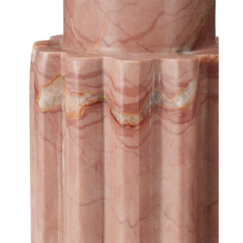 Currey And Company  Penrose Pink Candle Holder Set Of 2