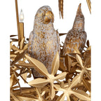 Currey And Company Aviary Gold Two-tier Chandelier