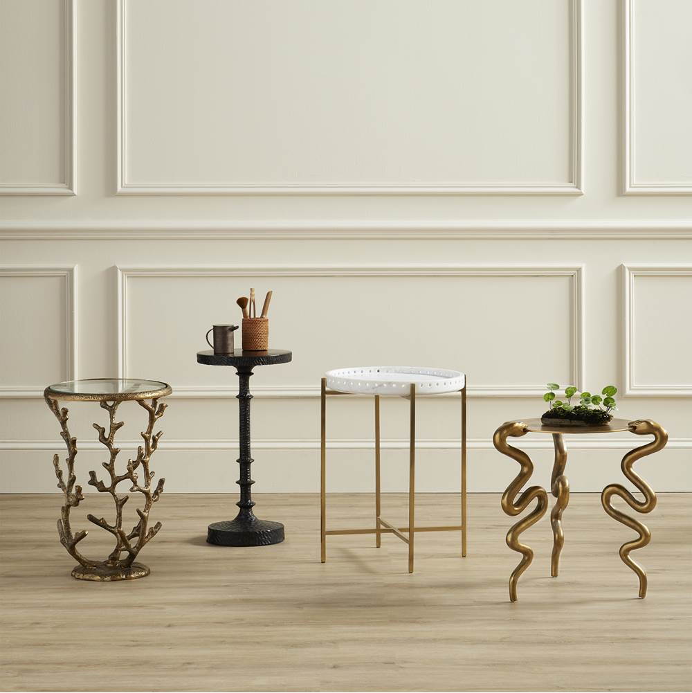 Currey And Company 4000-0143 Bronze Gallo Bronze Accent Table Image 2