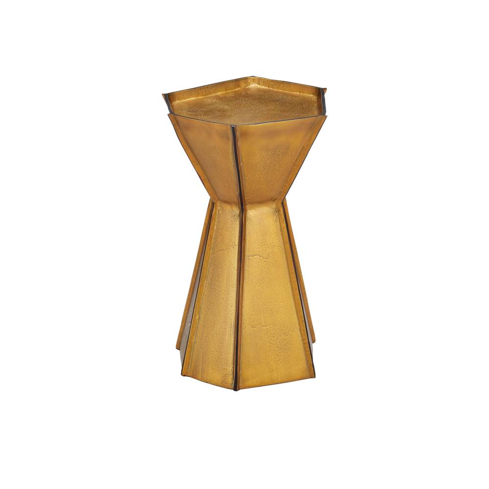 Currey And Company 4000-0230 Gold Merola Gold Accent Table Image 3