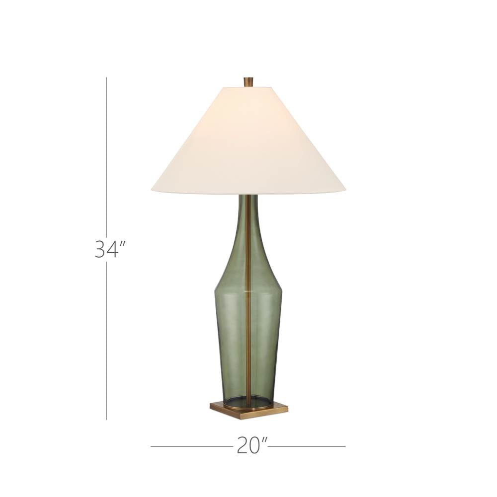 Currey And Company 6000-1010  Olive Green Table Lamp Image 2